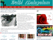 Tablet Screenshot of delhimalayalam.com